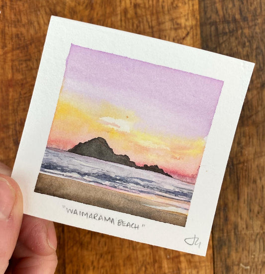 Waimarama Beach - Original Watercolour