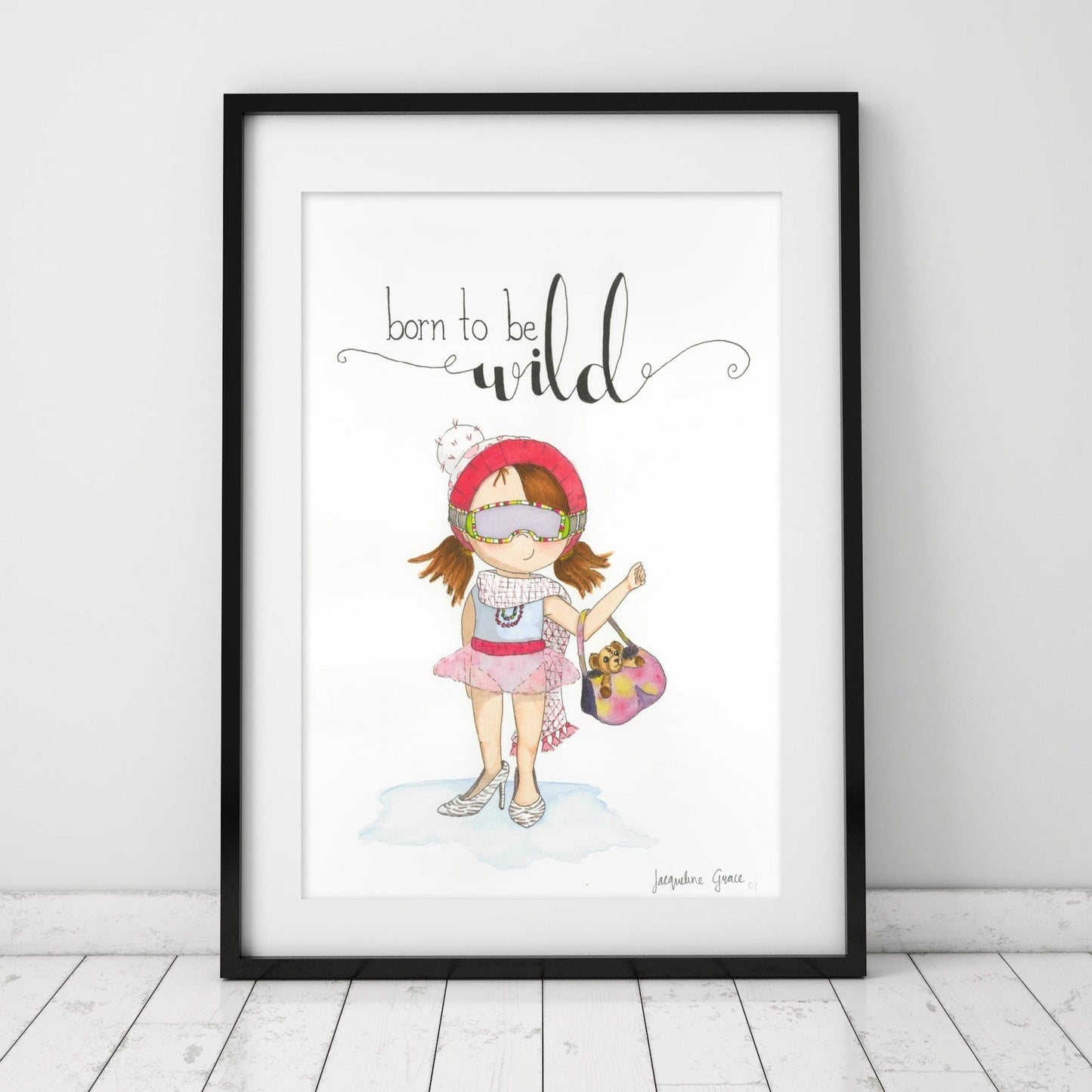 Born to be Wild | Watercolour Art Print I Unframed