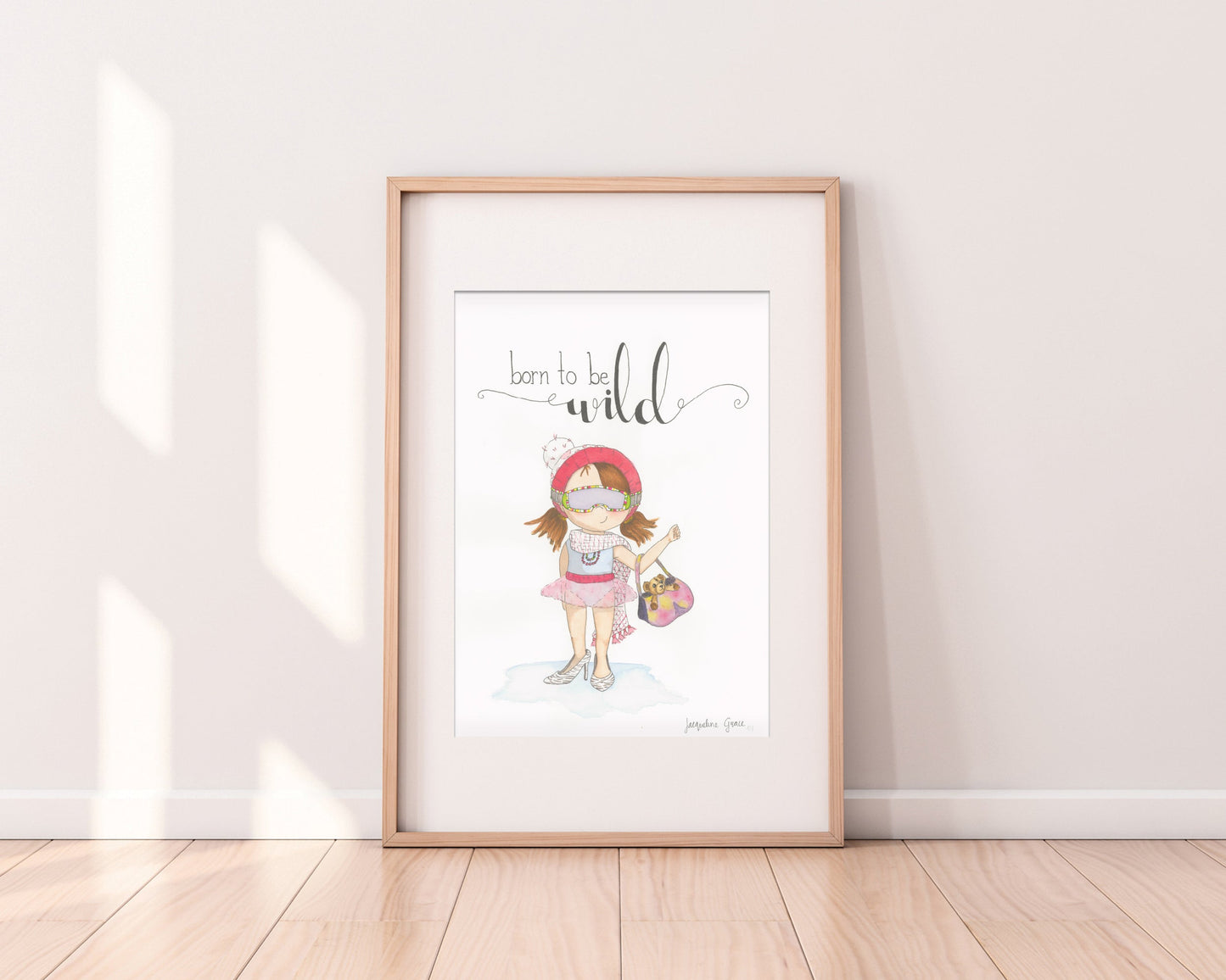 Born to be Wild | Watercolour Art Print I Unframed