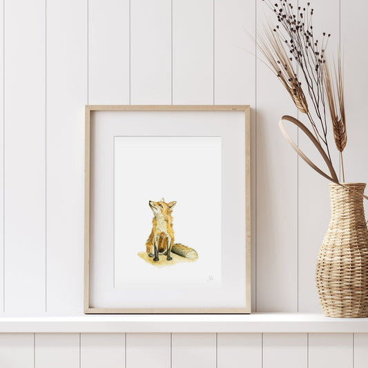 Watercolour Fox | Woodland Series I Unframed