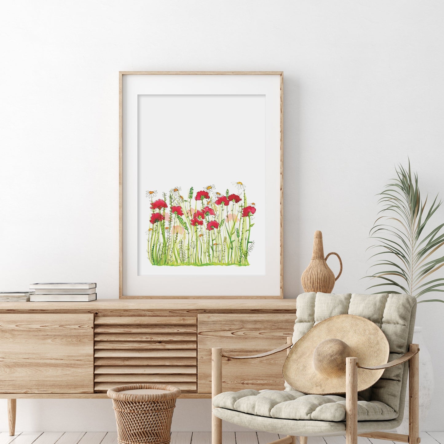 Wild Poppies | Wildflower Series I Unframed