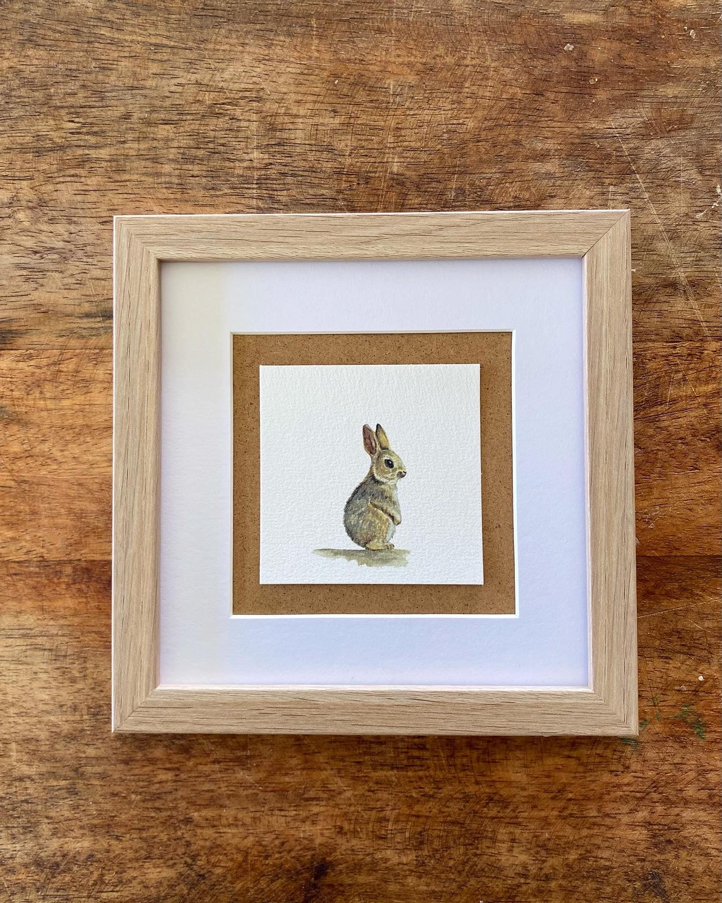 Tiny Woodland Series Bunny - Unframed