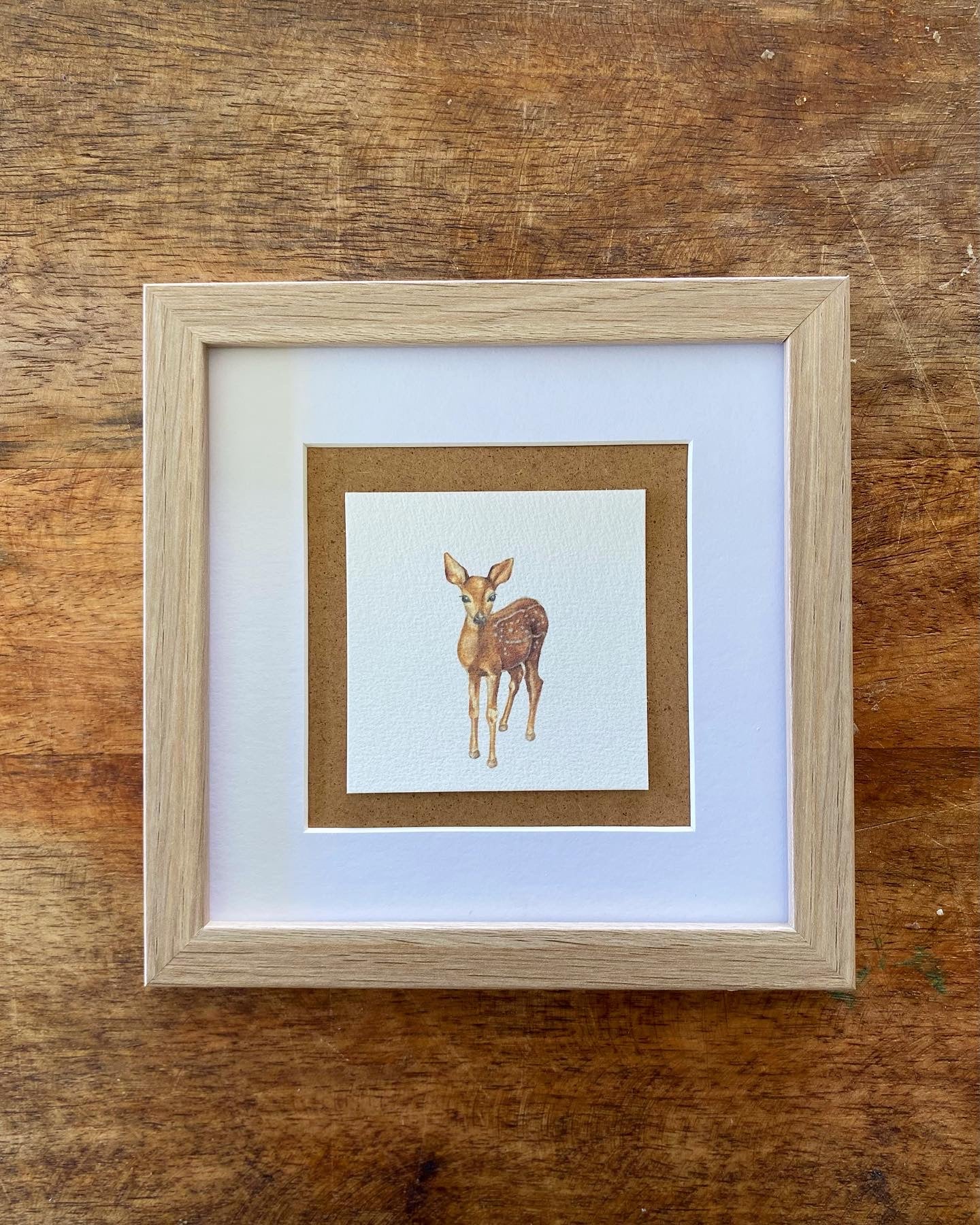 Tiny Woodland Series Deer - Unframed